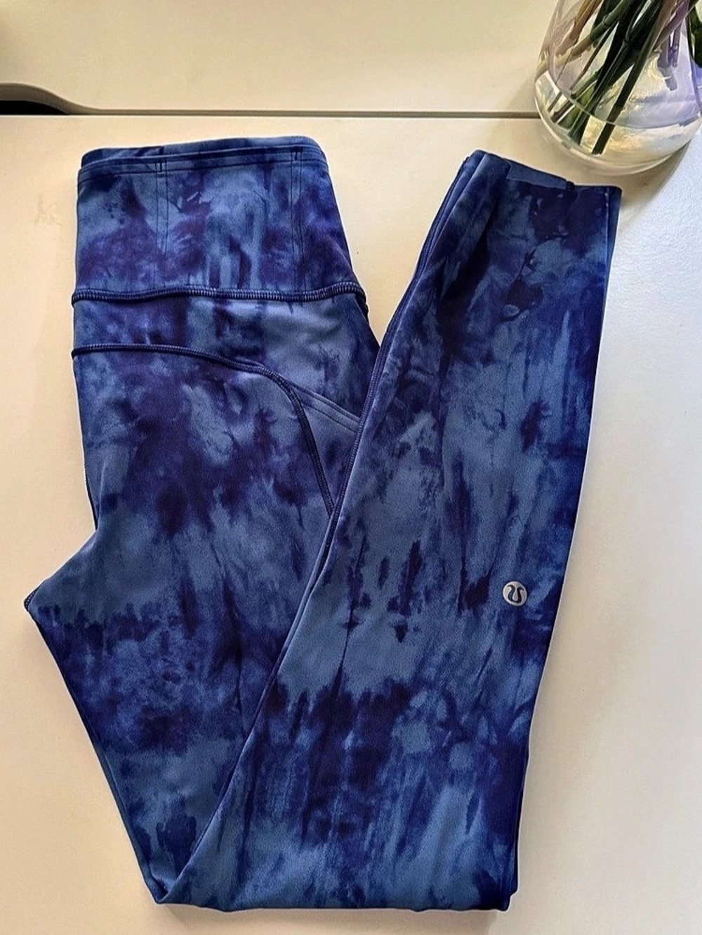 lululemon Fast and Free Tight II 25" *Game Day Tie-Dye Leggings Size 4